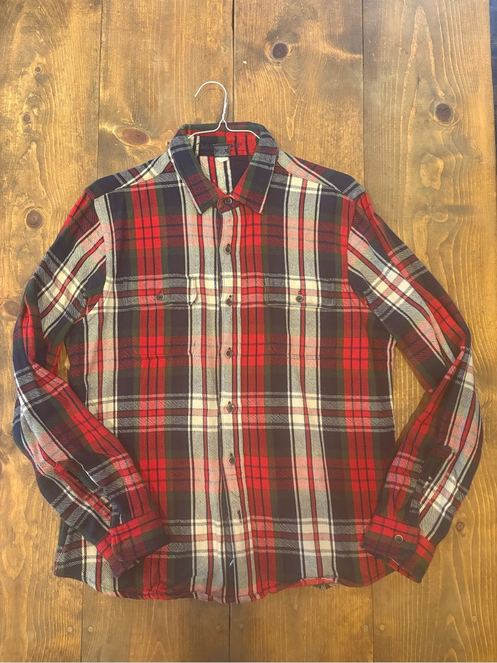 Tailor Vintage Plaid Flannel Button Down Men’s L